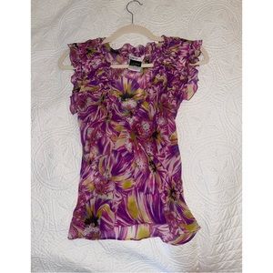 Vintage Ungaro Silk Floral Blouse - US 6